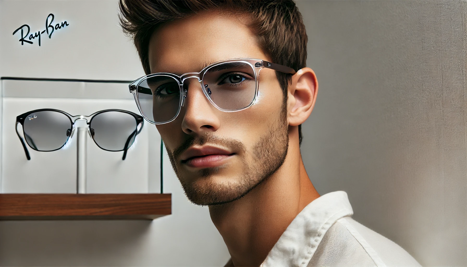 Armação de Óculos Transparente Masculino Ray Ban Parque São Jorge São Paulo SP